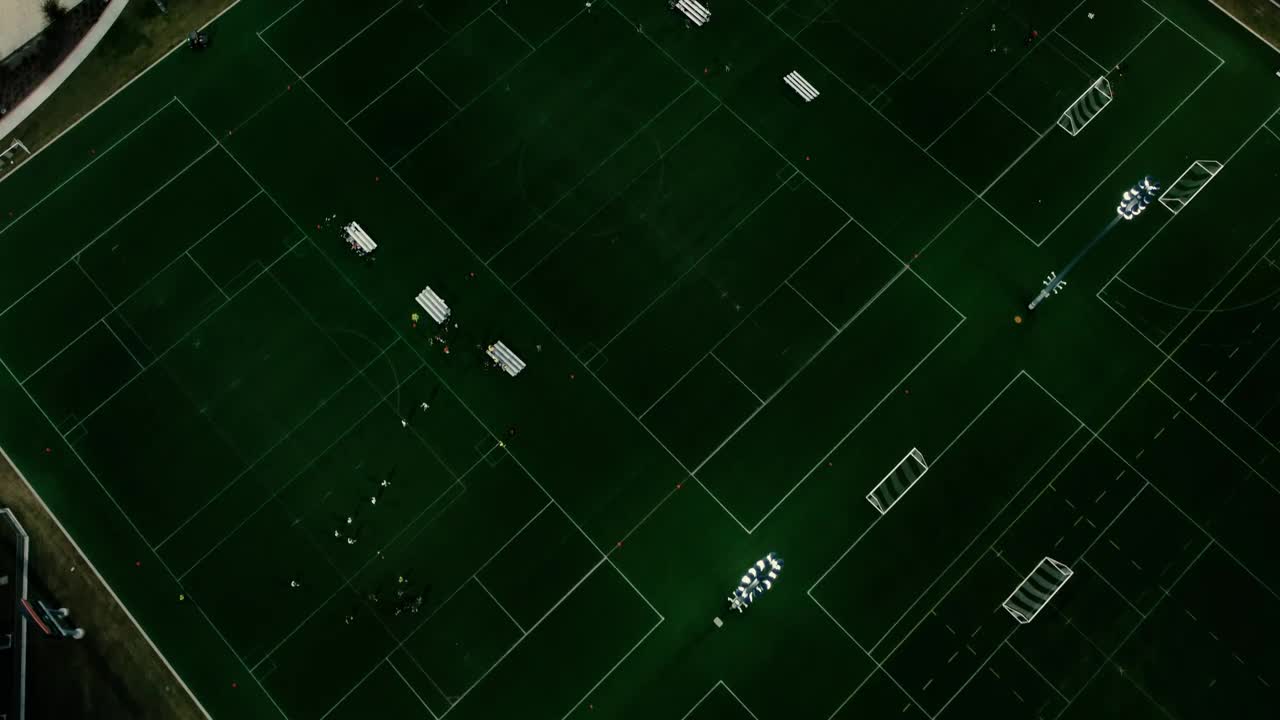 Stock Video Flying Over A Sports Center Live Wallpaper For PC