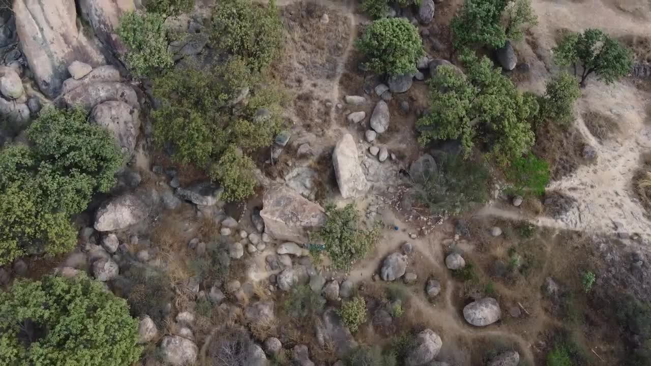 Stock Video Flying Over A Rocky And Arid Relief Live Wallpaper For PC