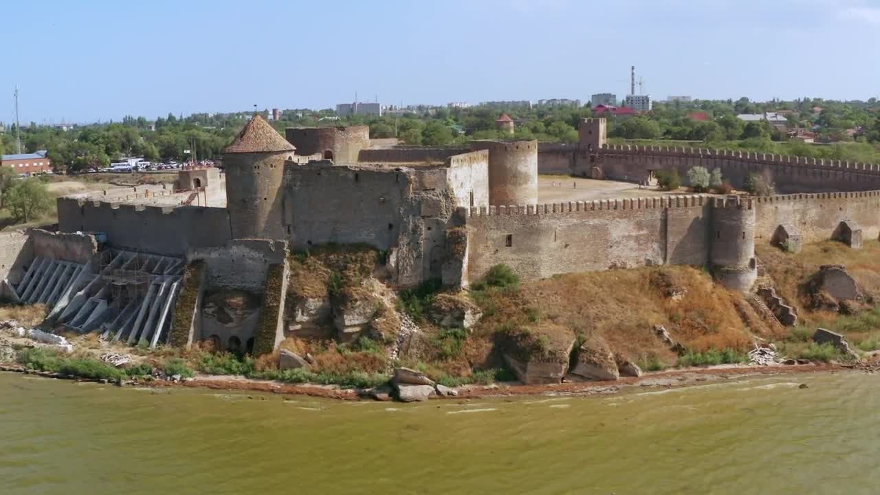 Stock Video Flying Over A Medieval Castle Live Wallpaper For PC