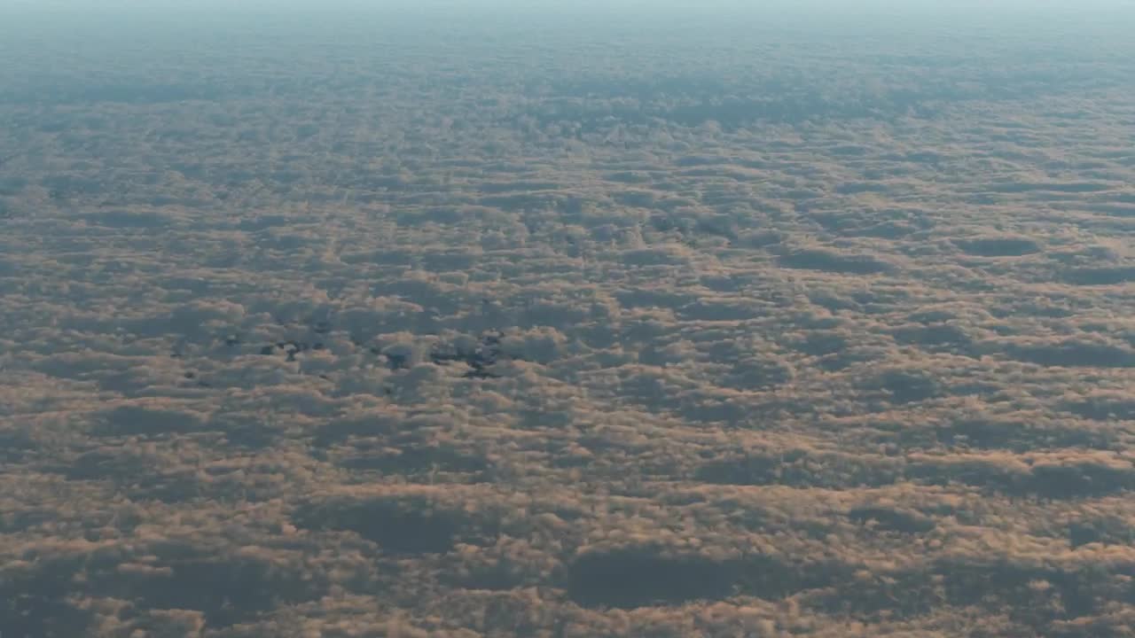 Stock Video Flying Over A Layer Of Small Clouds Live Wallpaper For PC