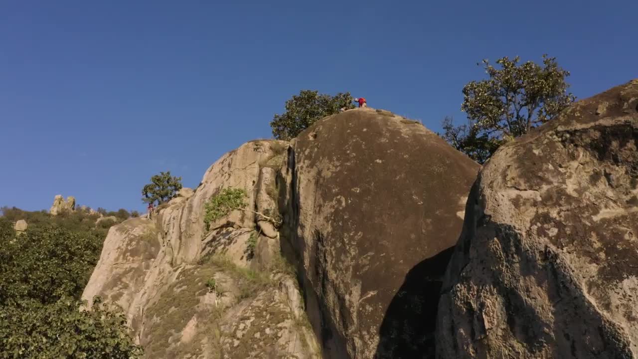 Stock Video Flying Over A Big Mountain In Nature Live Wallpaper For PC