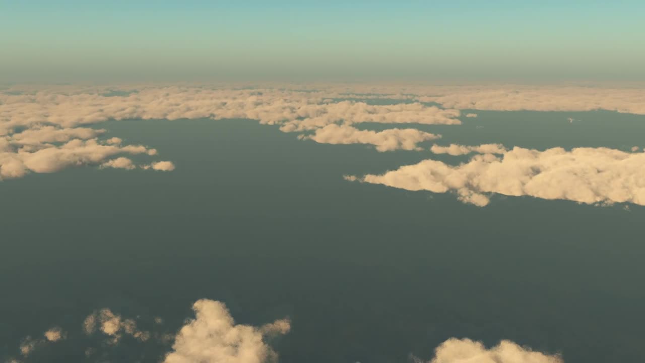 Stock Video Flying In The Sky Above The Clouds Loop Video Live Wallpaper For PC