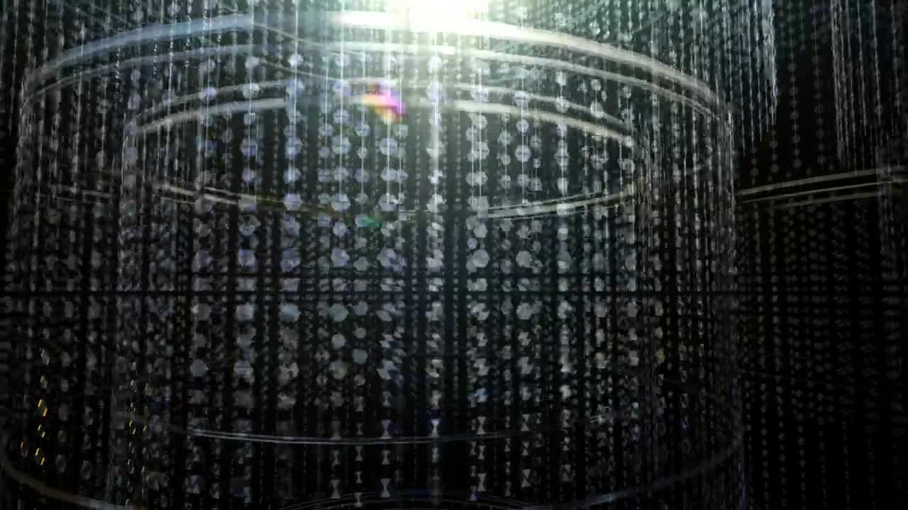 Stock Video Flying Between Virtual Chandeliers Live Wallpaper For PC