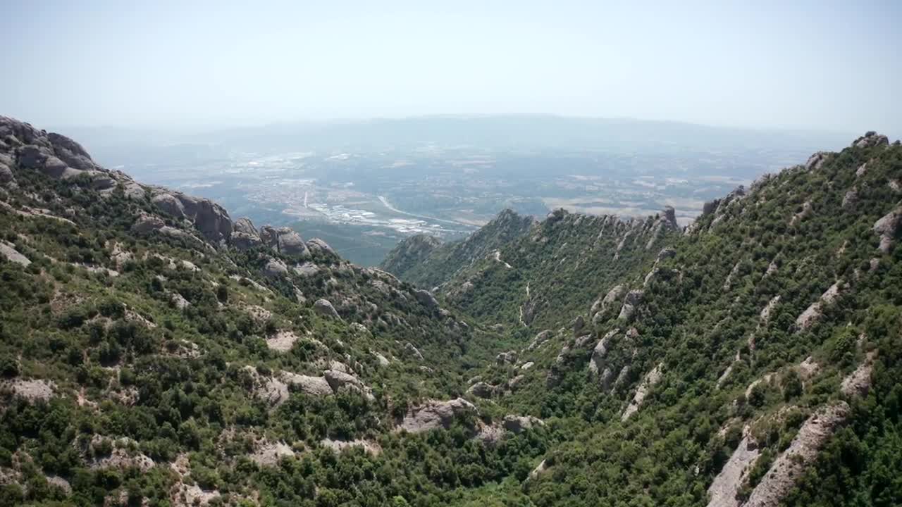 Stock Video Flying Between Mountain Ranges Live Wallpaper For PC