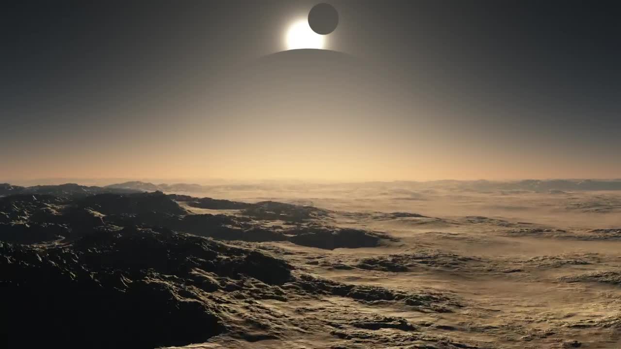 Stock Video Flying Across The Surface Of An Alien Planet Live Wallpaper For PC