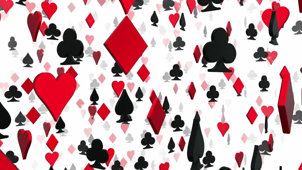 Stock Video Floating Poker Figures Live Wallpaper For PC