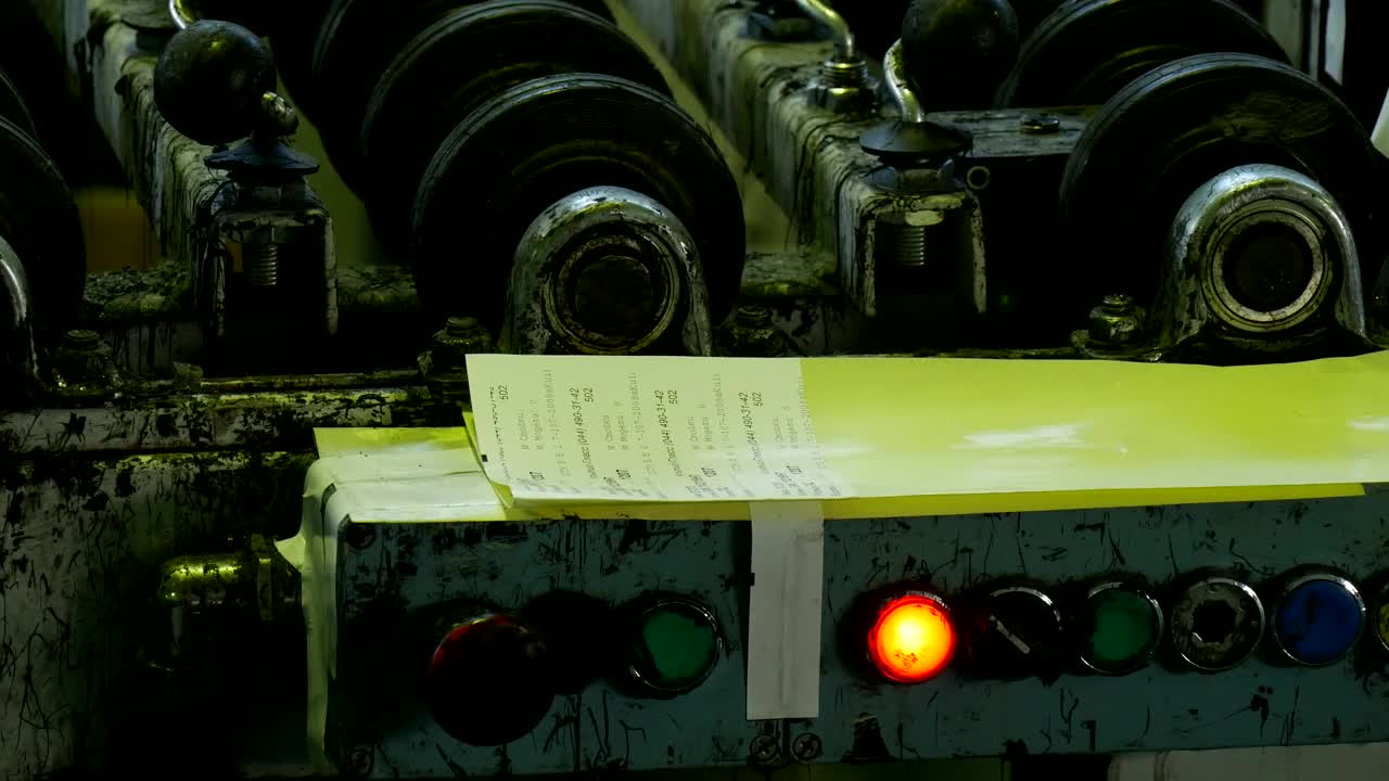 Stock Video Flashing Light On Industrial Machinery Live Wallpaper For PC