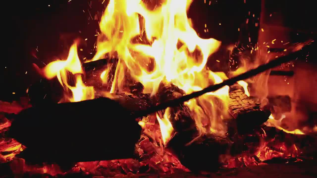 Stock Video Flames Of A Burning Fire Live Wallpaper For PC