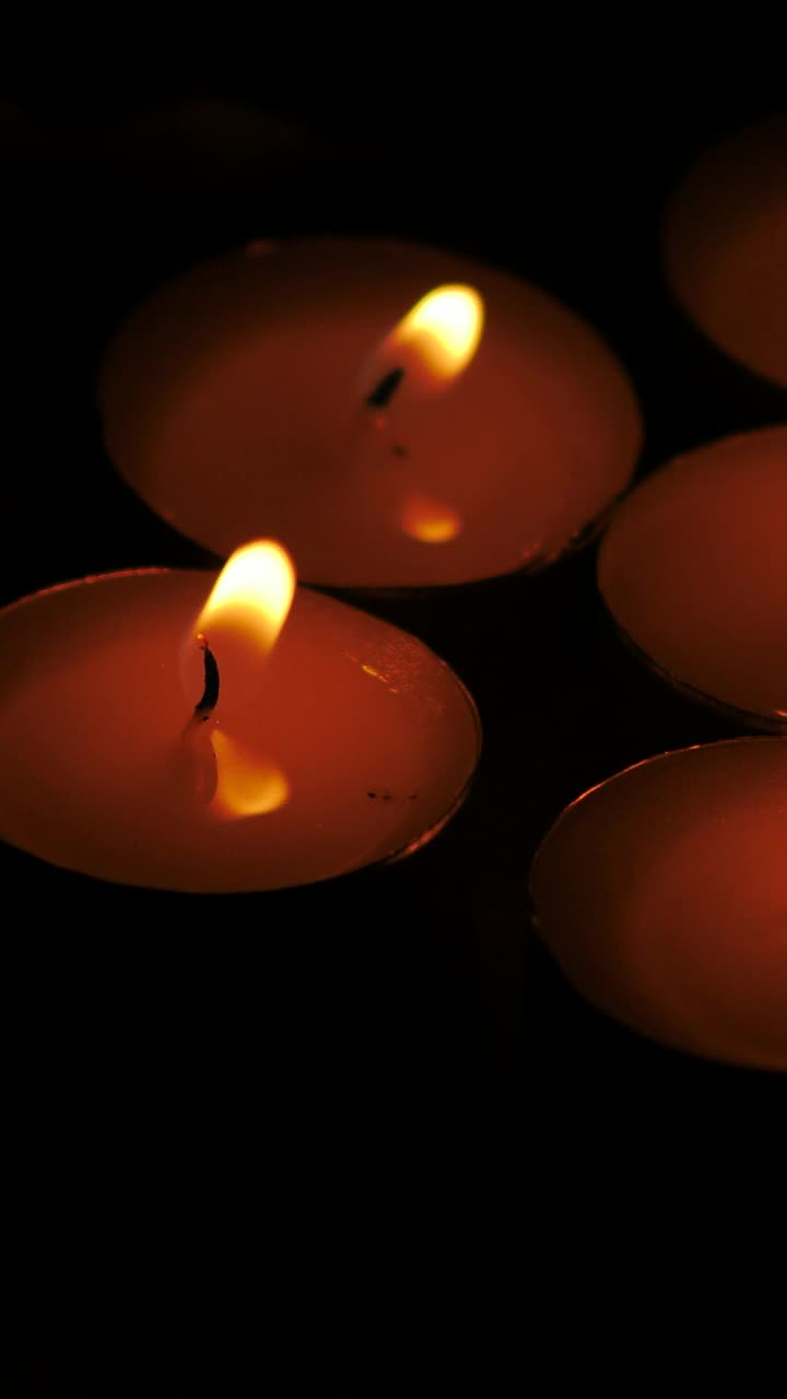 Stock Video Flames In Candles Close Up Live Wallpaper For PC