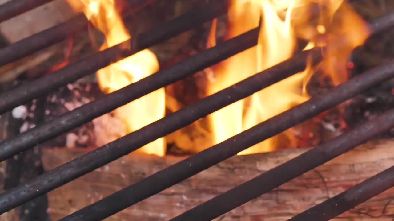Stock Video Flames Burning Inside A Grill Live Wallpaper For PC