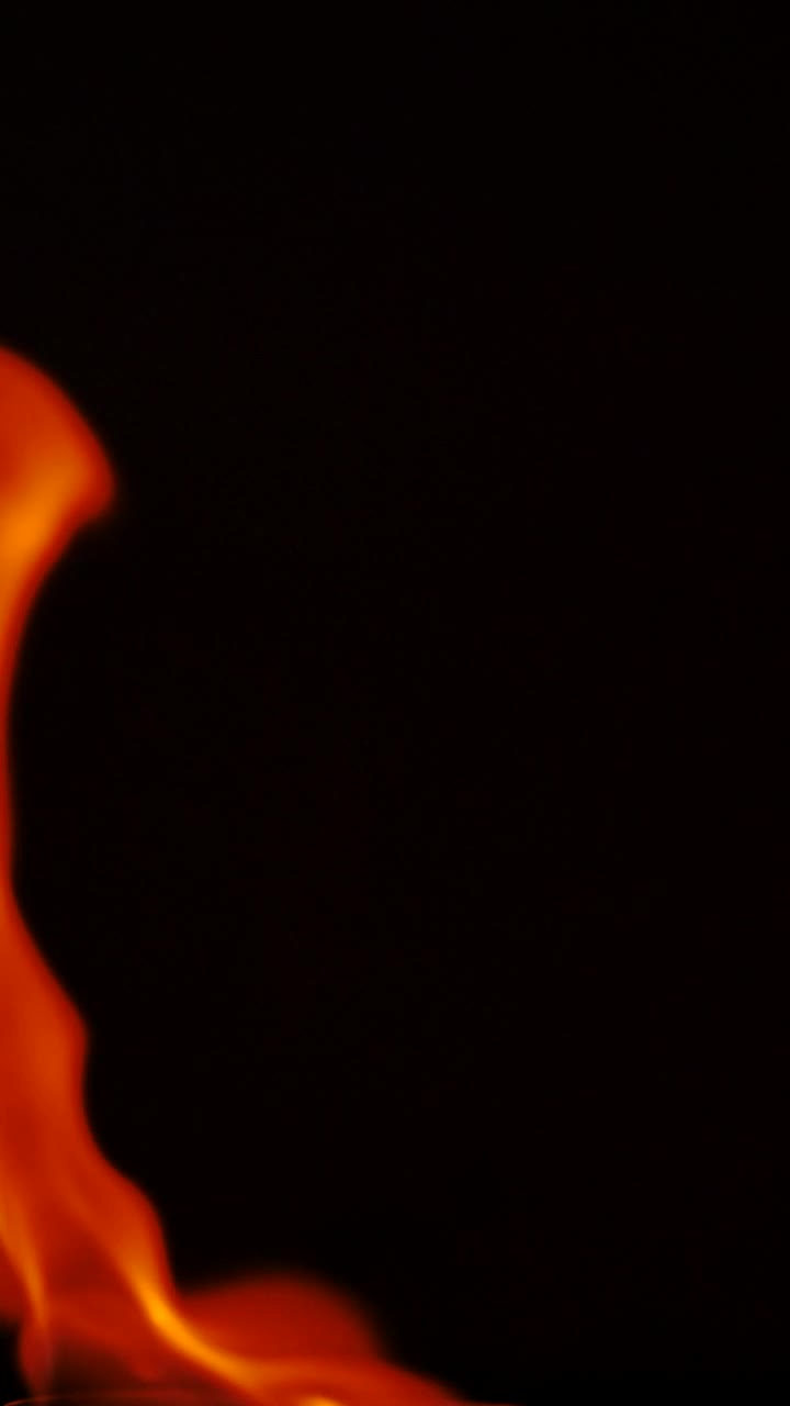 Stock Video Flame On A Dark Background Live Wallpaper For PC