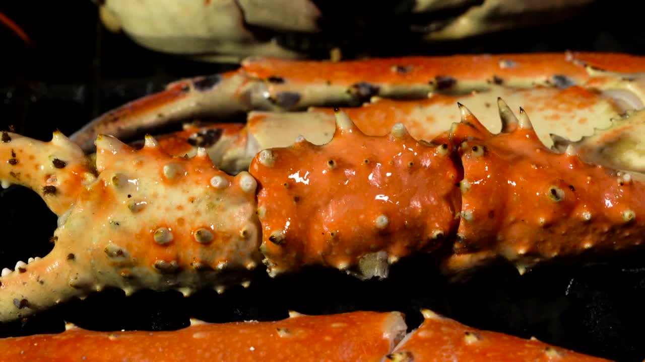 Stock Video Flame Grilled Crab Legs Live Wallpaper For PC