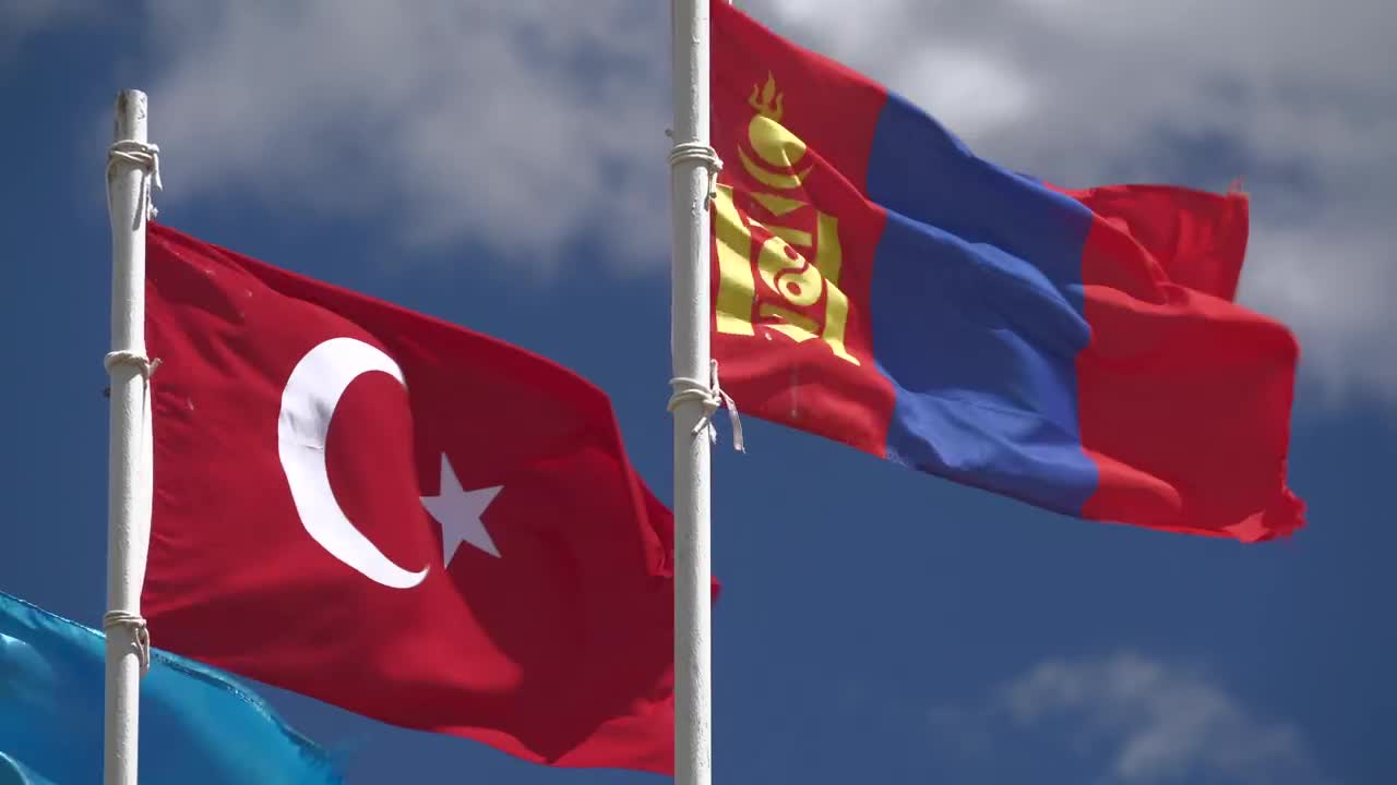 Stock Video Flags Waving In The Wind Live Wallpaper For PC