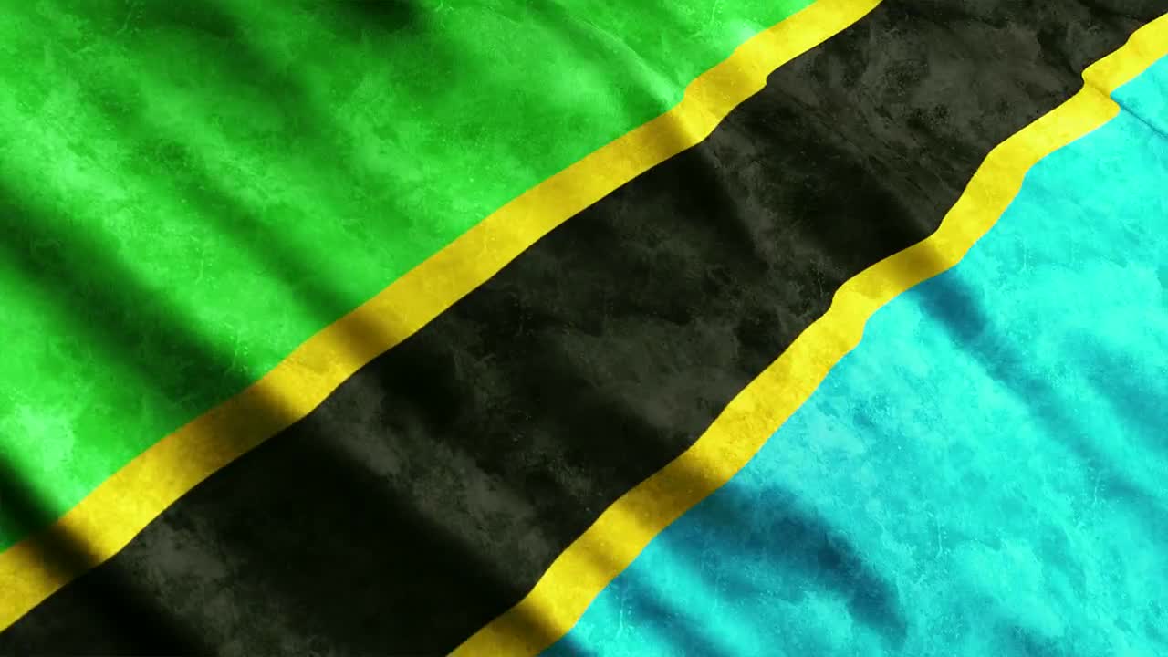 Stock Video Flag Of The Country Of Tazmania In Africa Live Wallpaper For PC