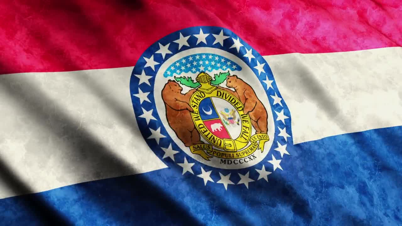 Stock Video Flag Of Missouri State While Waving Live Wallpaper For PC