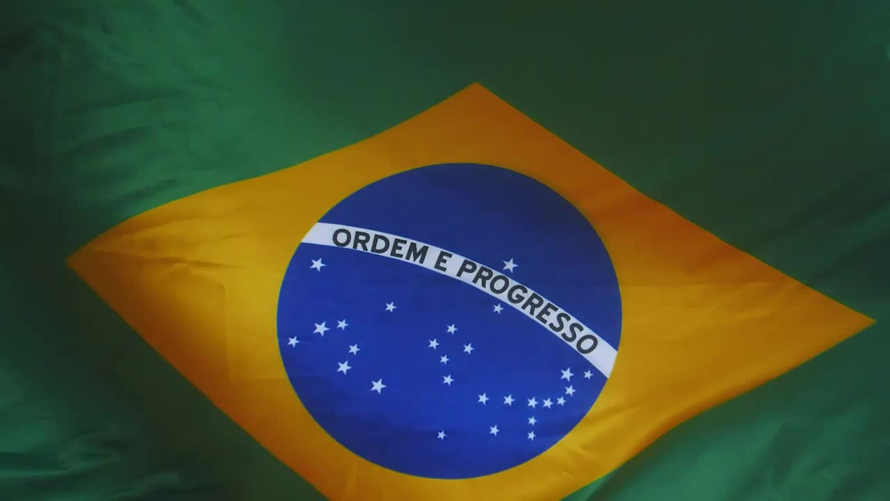 Stock Video Flag Of Brazil Waving Live Wallpaper For PC