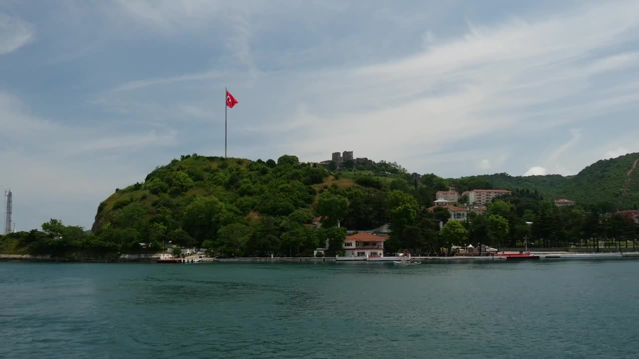 Stock Video Flag In The Top Of A Coast Hill Live Wallpaper For PC