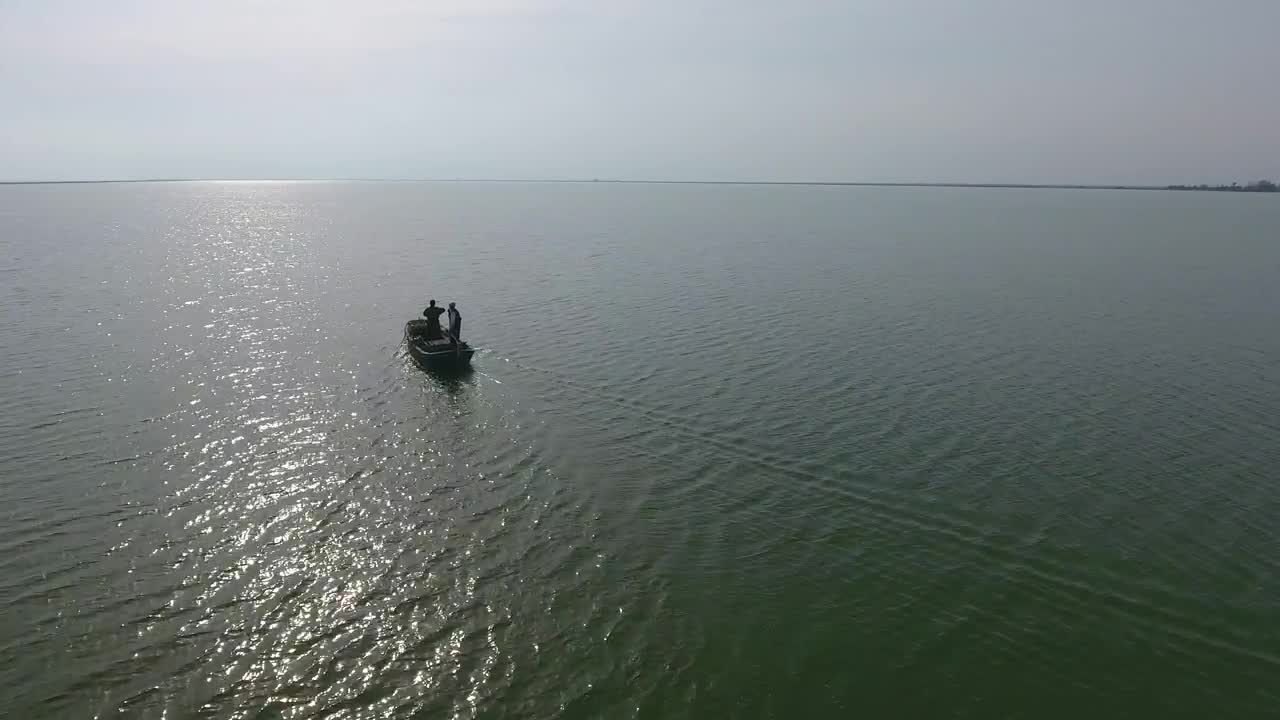 Stock Video Fishing Boat Sailing In The Ocean Live Wallpaper For PC