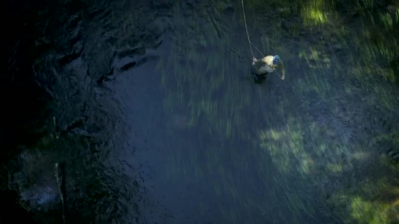 Stock Video Fisherman On The River Live Wallpaper For PC