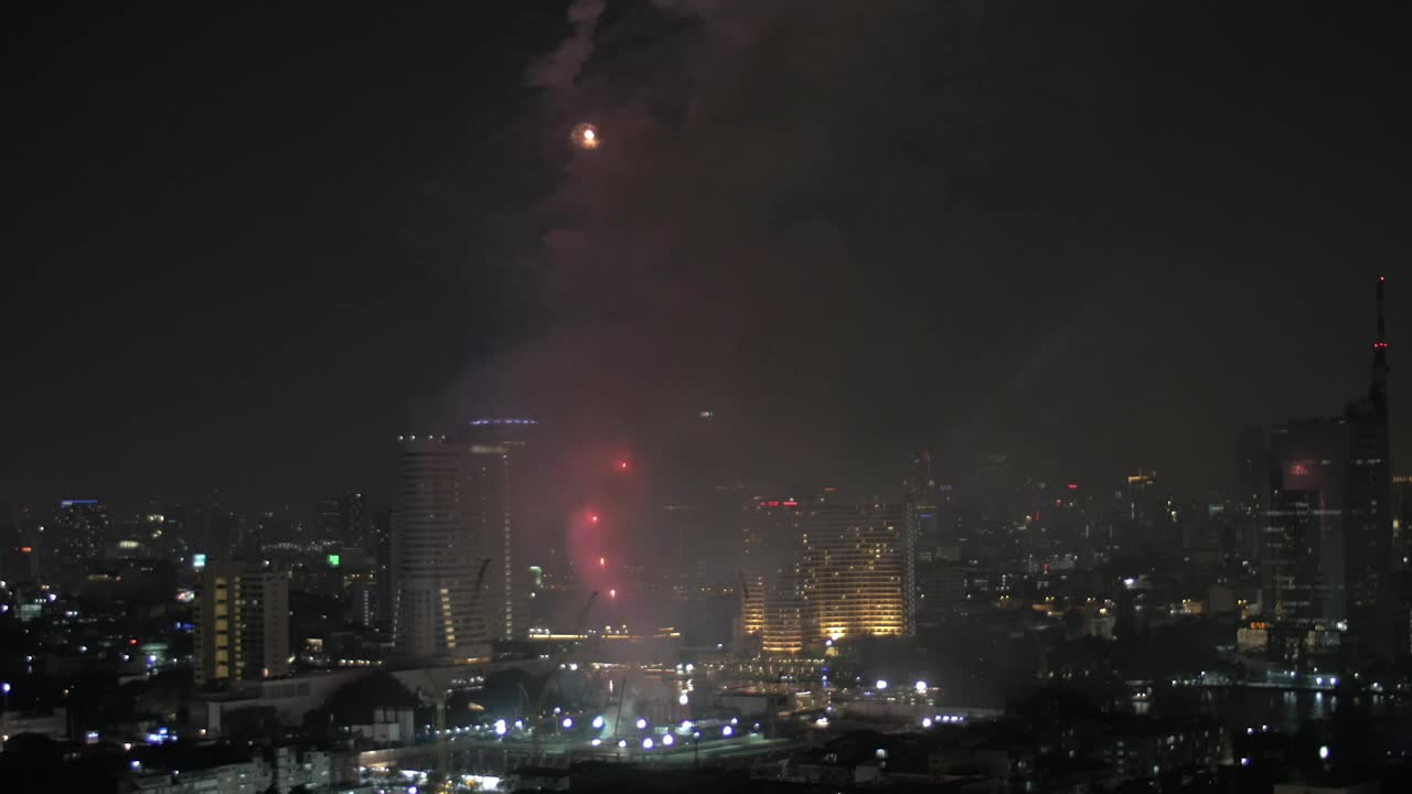 Stock Video Fireworks Over Thailand Live Wallpaper For PC