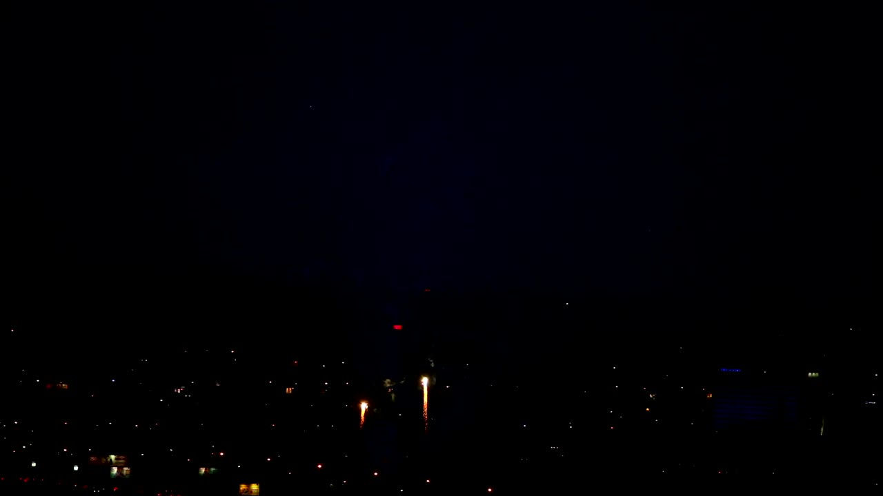 Stock Video Fireworks Celebration In The City Live Wallpaper For PC