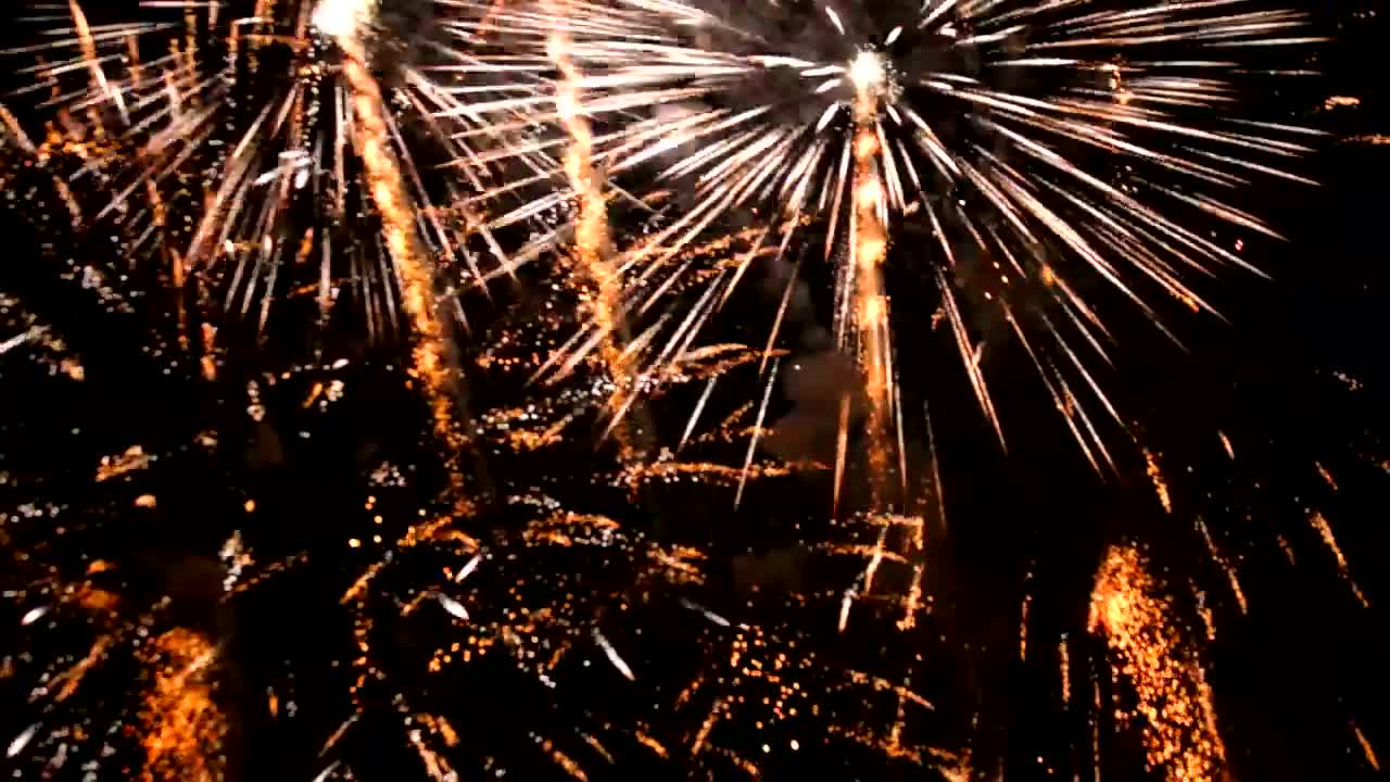 Stock Video Fireworks At Night Sky Live Wallpaper For PC