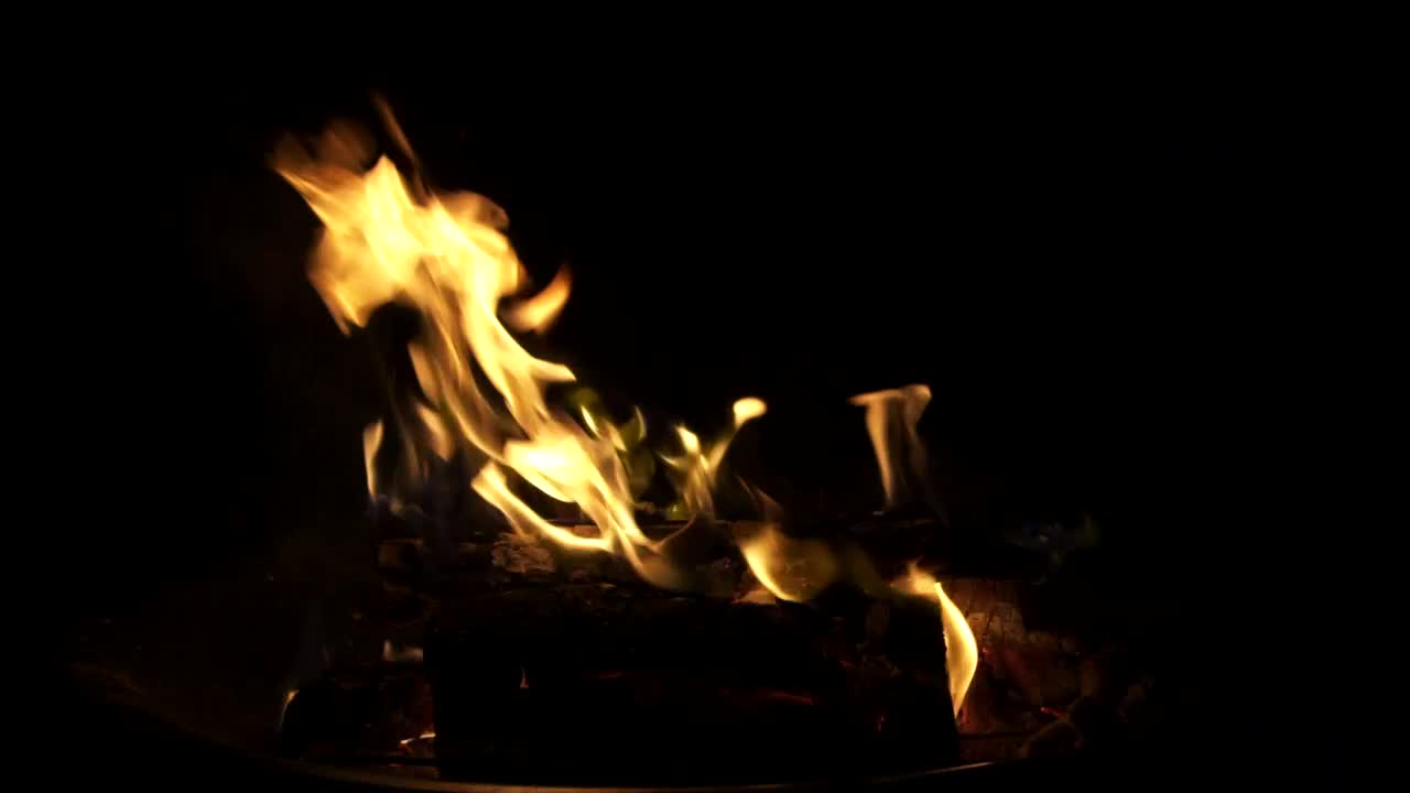 Stock Video Fire Pit After Sunset Live Wallpaper For PC