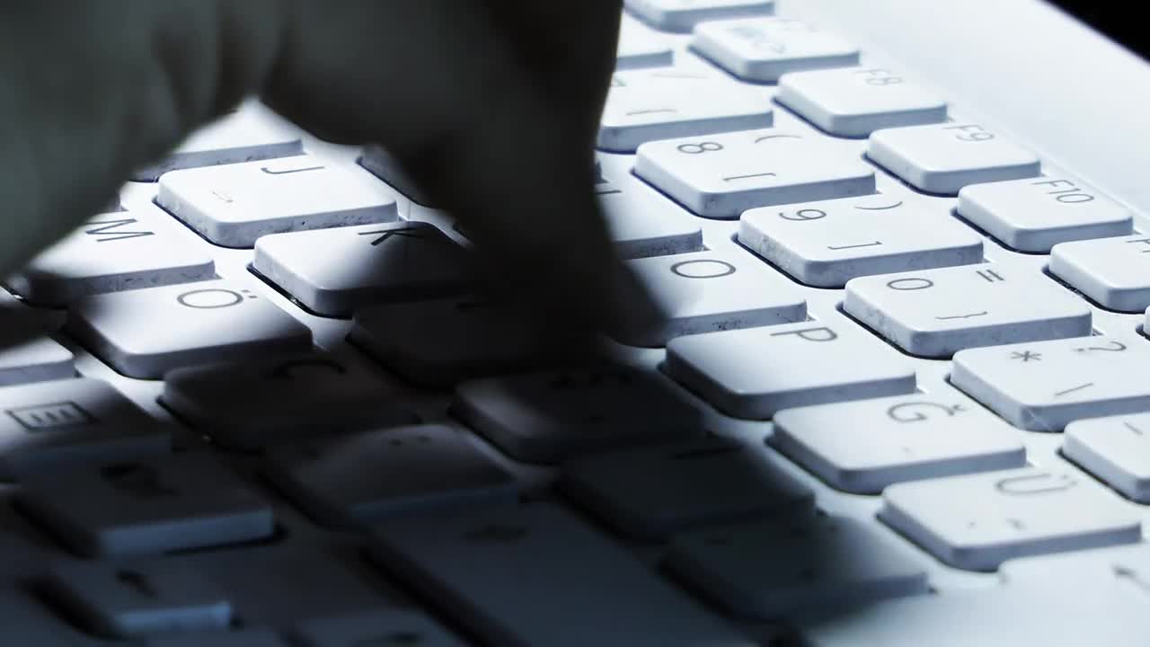 Stock Video Fingers Typing On A Laptop Browsing The Internet Live Wallpaper For PC