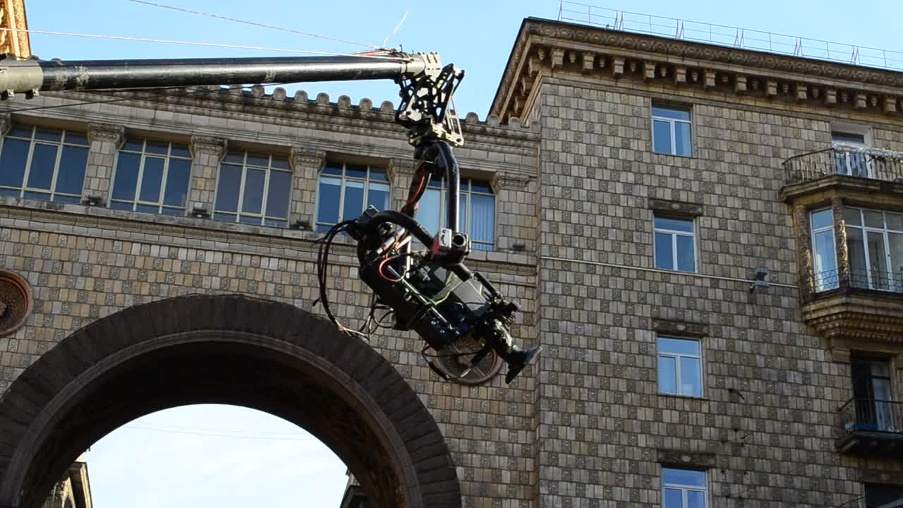 Stock Video Film Set Camera On A Rig Live Wallpaper For PC