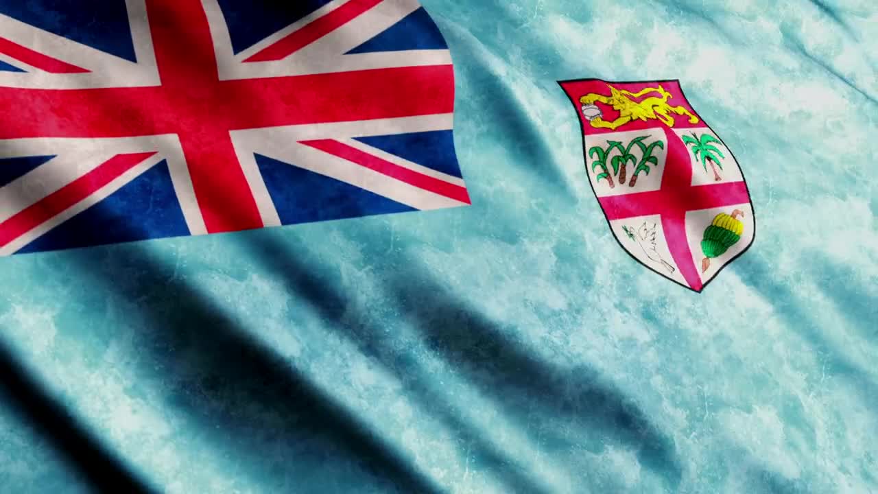 Stock Video Fiji Faded Flag Waving Live Wallpaper For PC