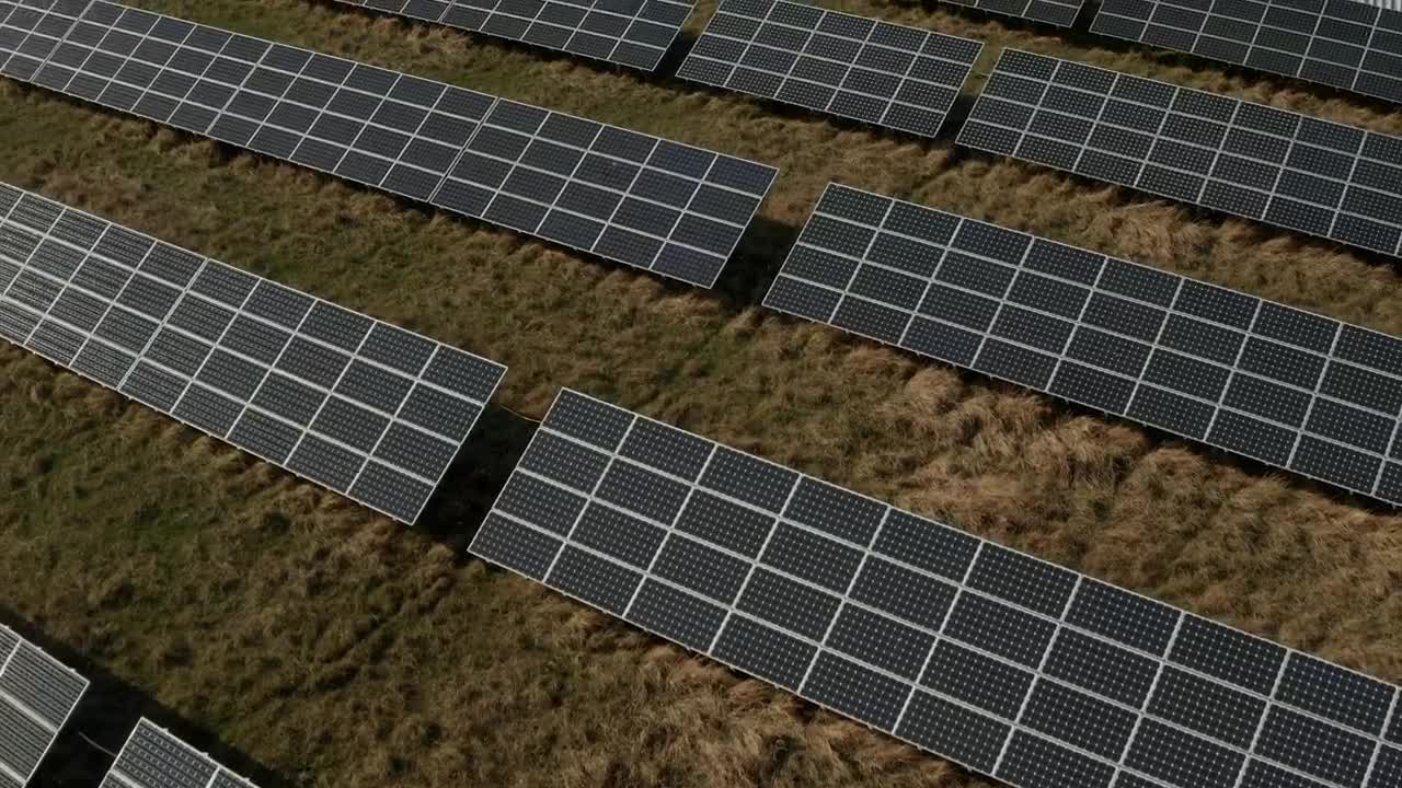 Stock Video Field Covered Solar Panels From The Air Live Wallpaper For PC