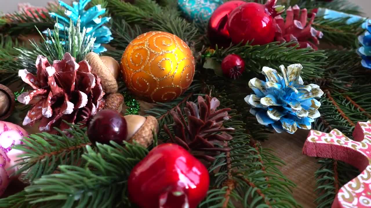 Stock Video Festive Decorations On A Table Live Wallpaper For PC