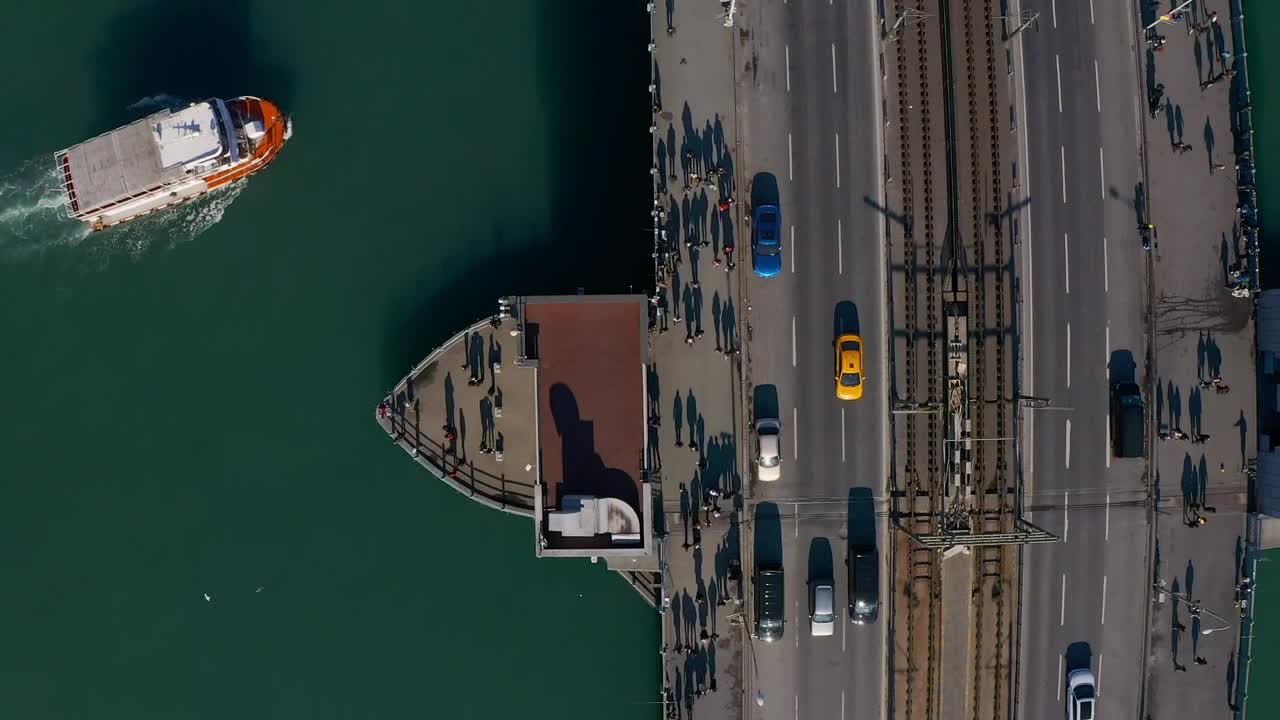 Stock Video Ferry Going Under A Bridge Live Wallpaper For PC