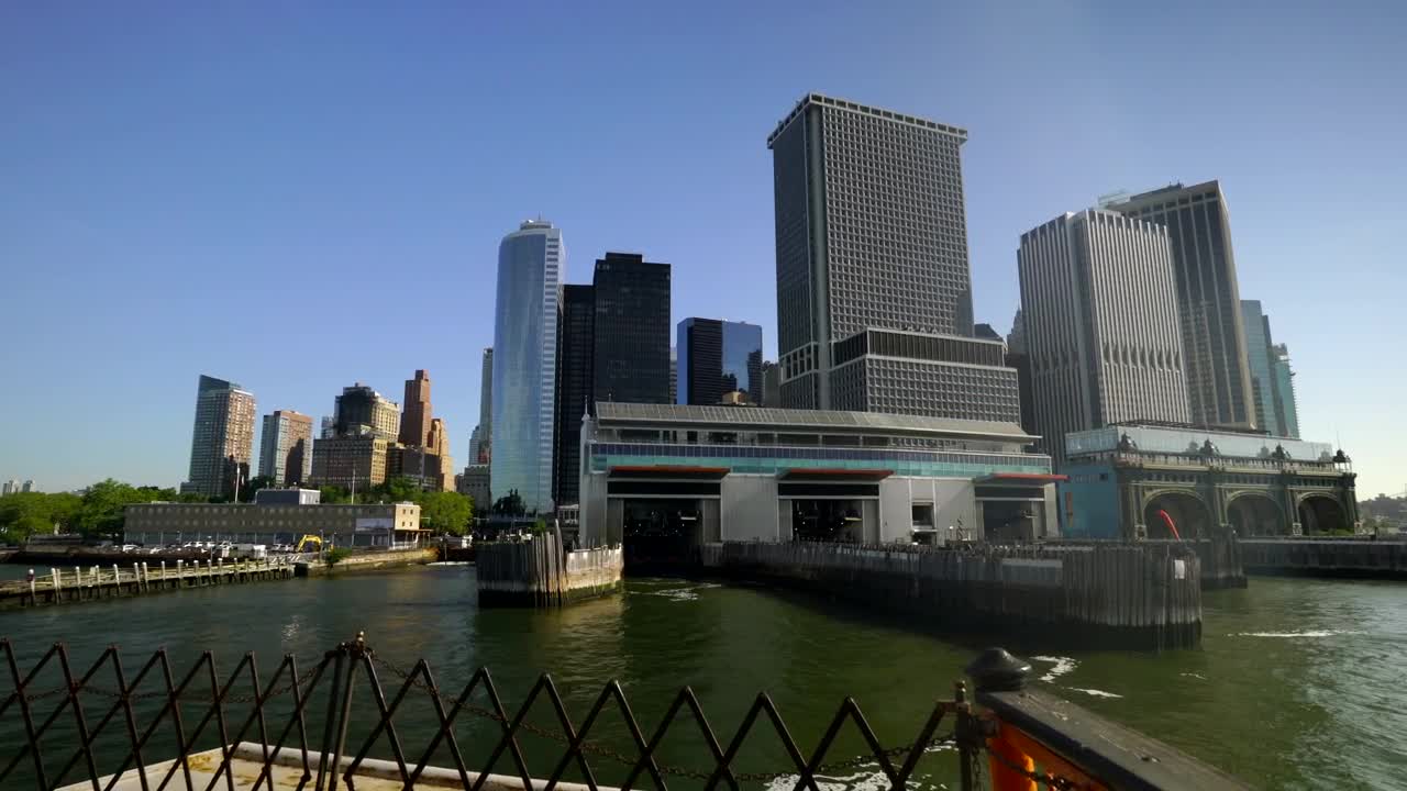 Stock Video Ferry Docking At A Terminal Live Wallpaper For PC