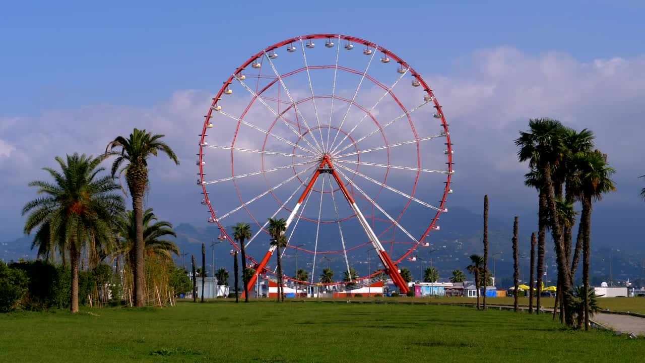 Stock Video Ferris Wheel In The Park Live Wallpaper For PC