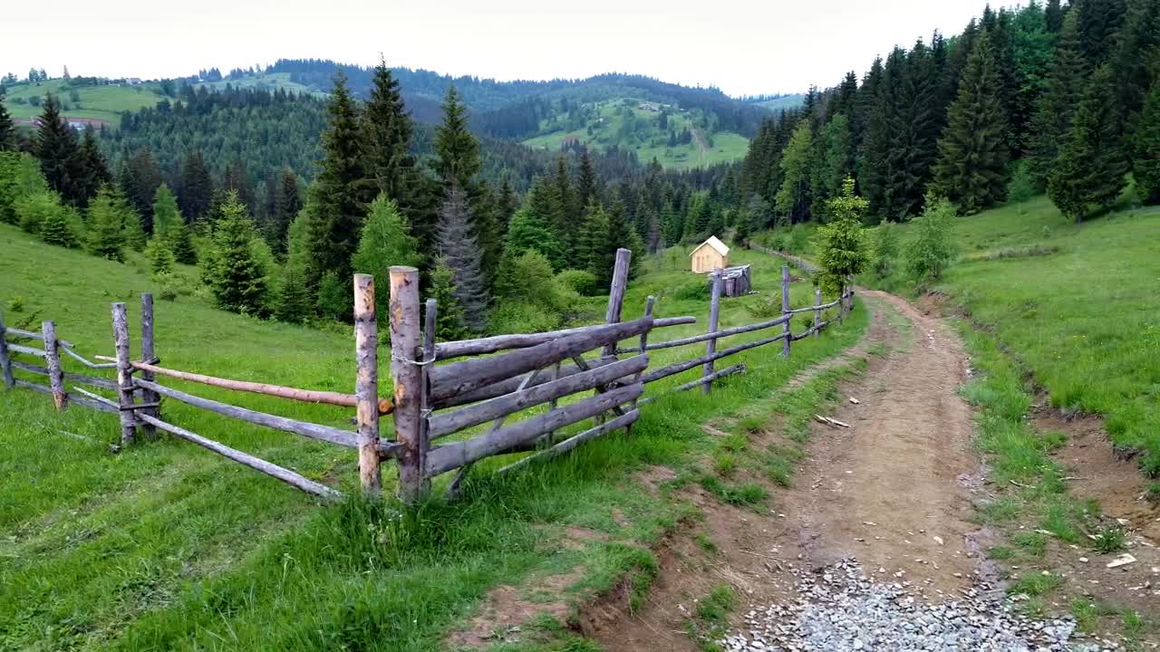 Stock Video Fence Of A Ranch In The Mountains Live Wallpaper For PC