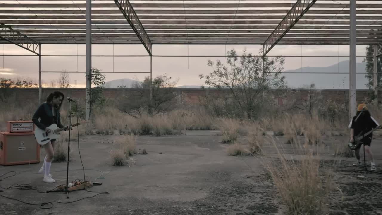 Stock Video Female Rock Band Playing On A Vacant Lot Live Wallpaper For PC