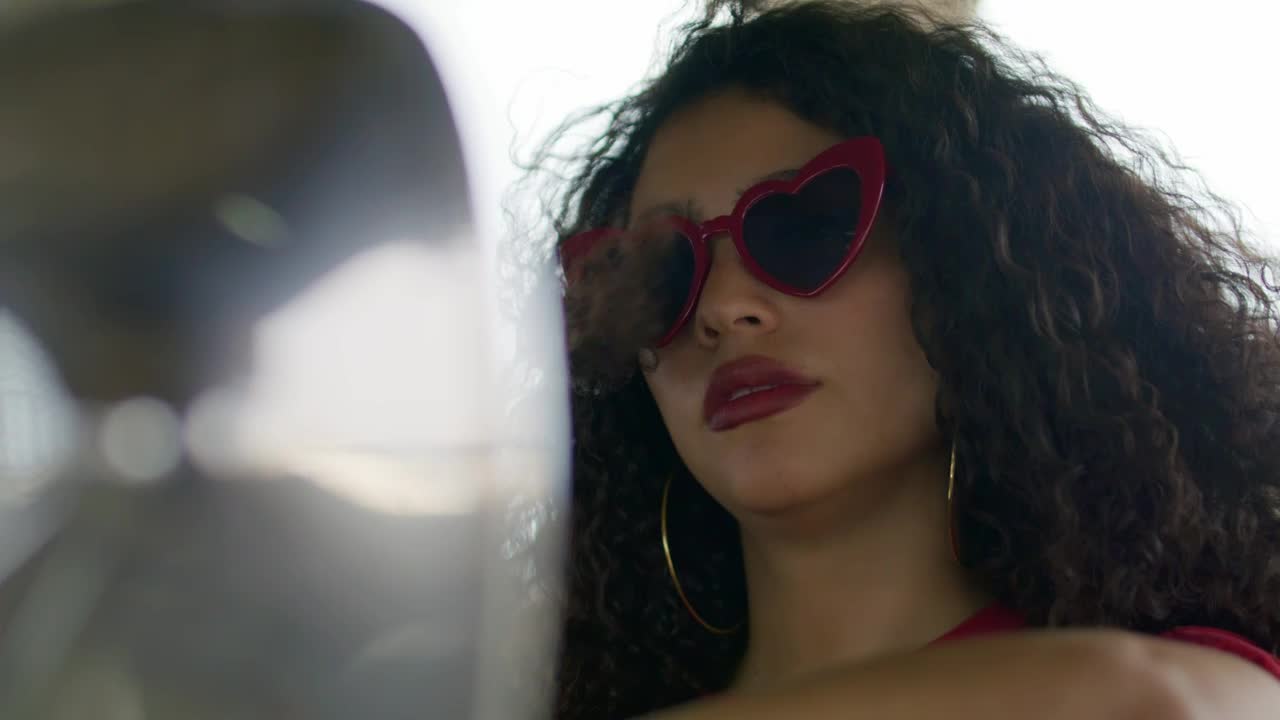 Stock Video Female Model With A Heart Lollipop Live Wallpaper For PC