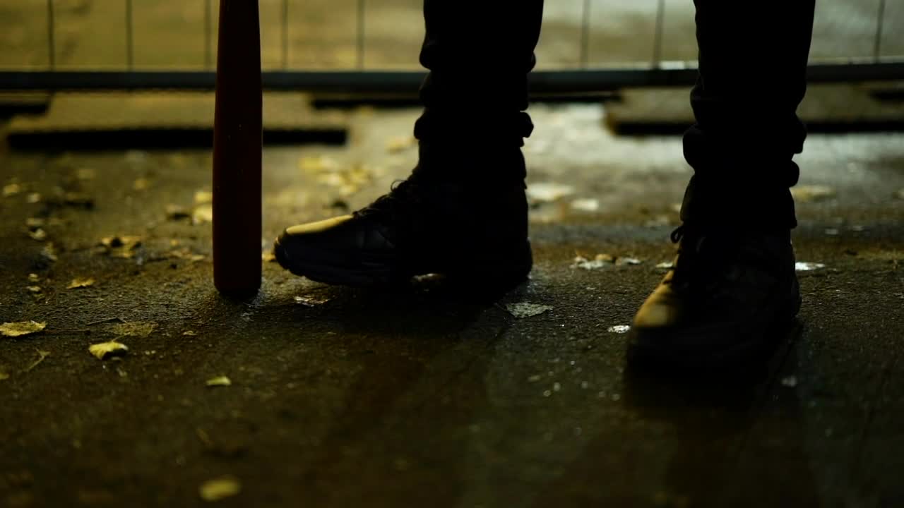 Stock Video Feet With Baseball Bat Waiting Live Wallpaper For PC