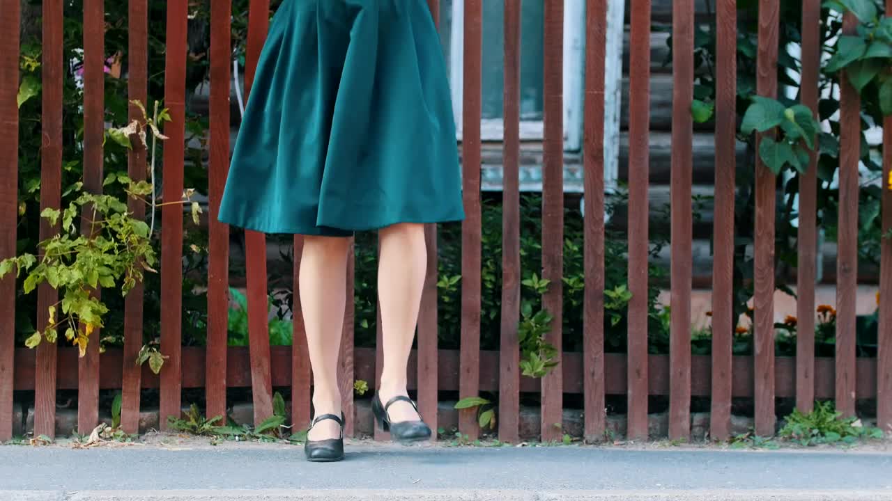 Stock Video Feet Of A Woman Dancing On The Sidewalk Live Wallpaper For PC