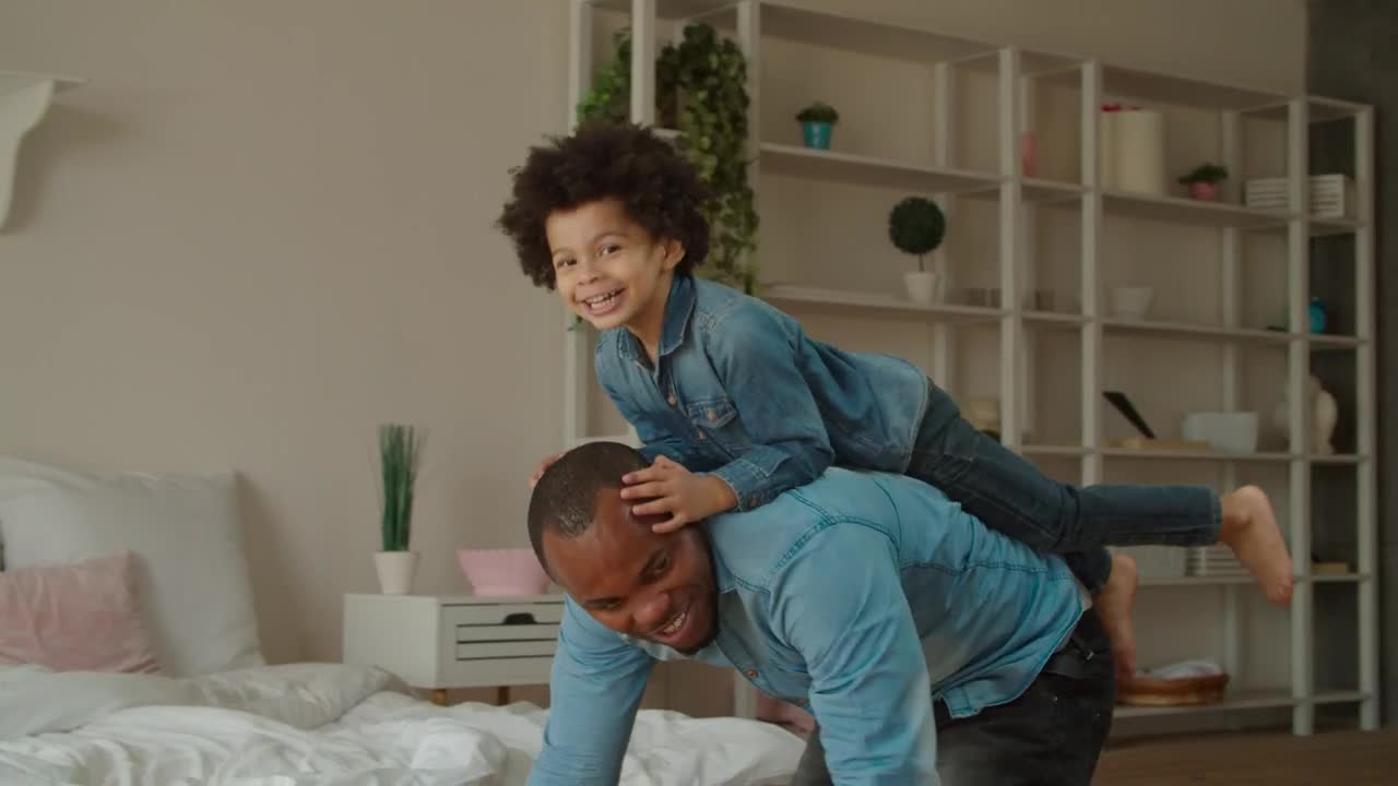 Stock Video Father And Son Playing Piggyback Live Wallpaper For PC