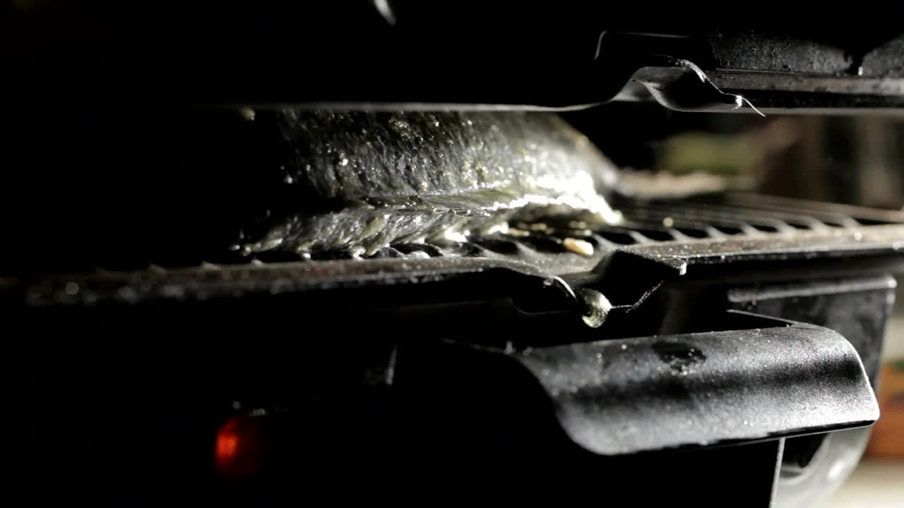 Stock Video Fat Drops From A Grilled Fish Live Wallpaper For PC