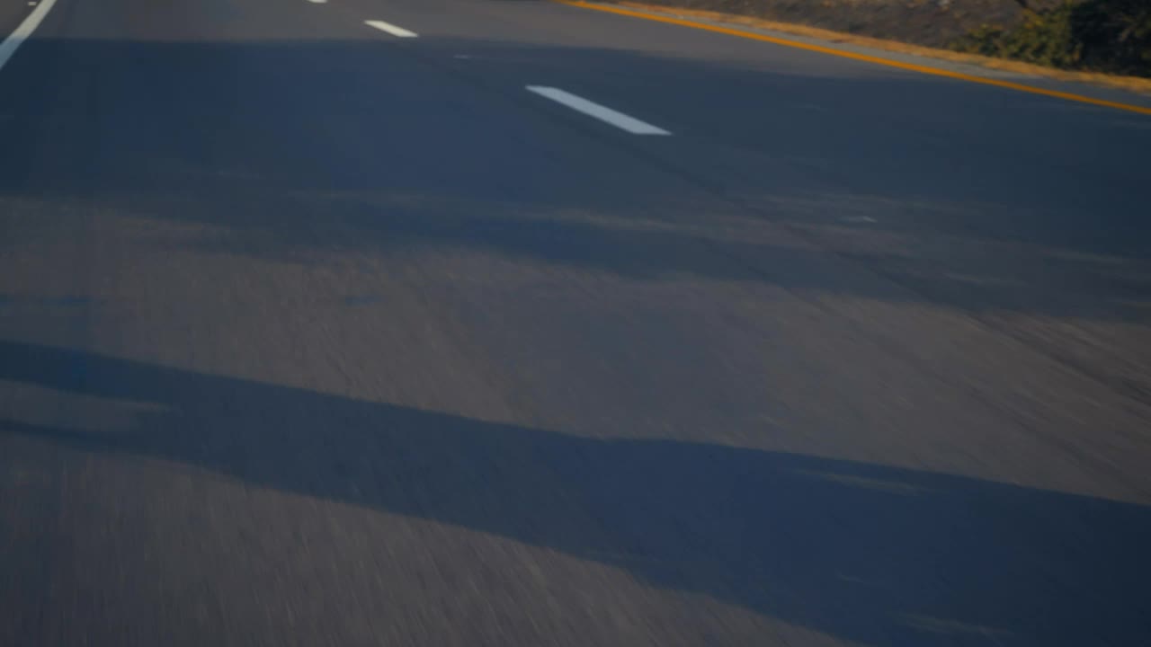 Stock Video Fast Traveling On A Motorbike On A Highway Live Wallpaper For PC