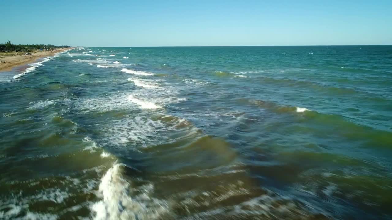 Stock Video Fast Travel Over The Water Of A Beach Live Wallpaper For PC
