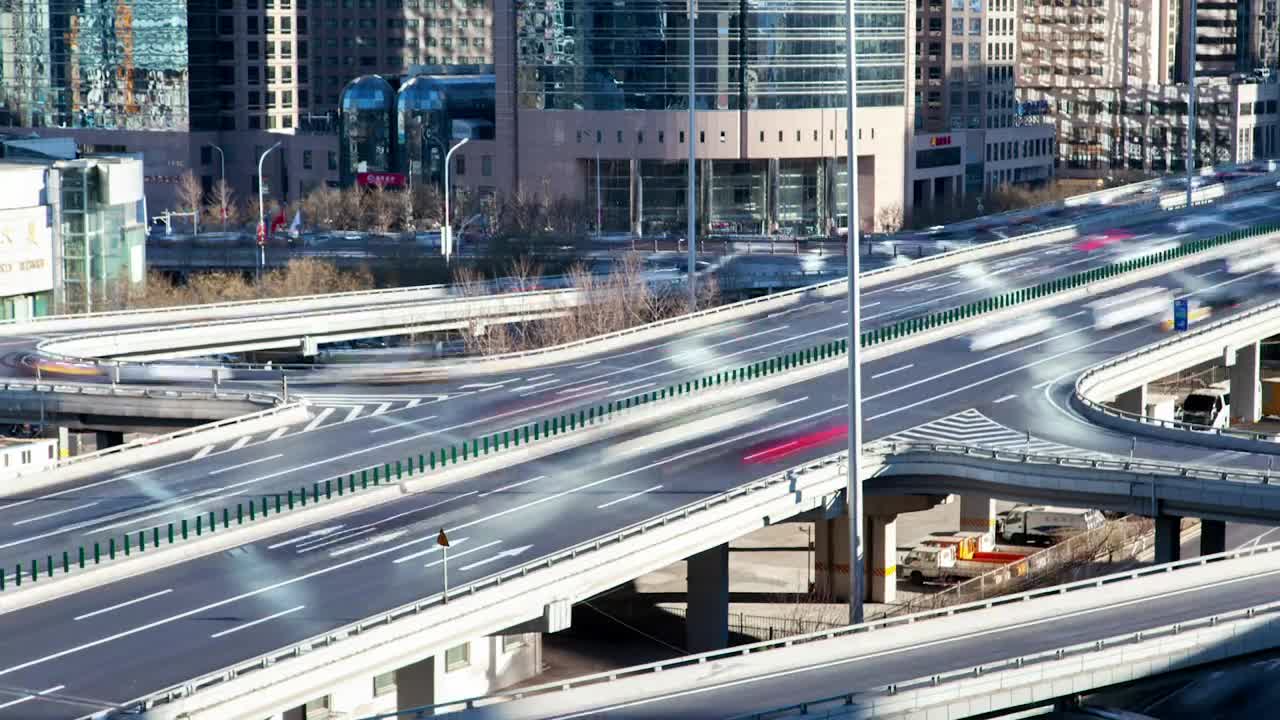 Stock Video Fast Traffic On Beijins Road In The Morning Live Wallpaper For PC