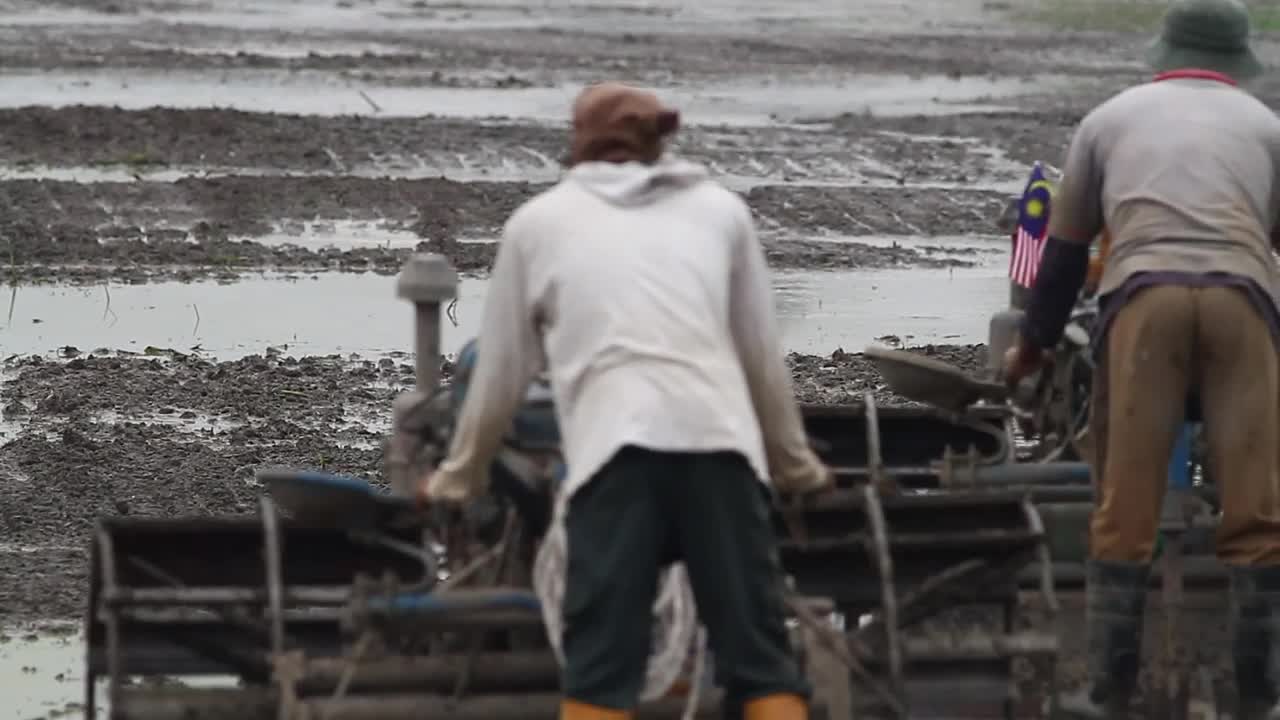 Stock Video Farmers Ploughing A Field Live Wallpaper For PC