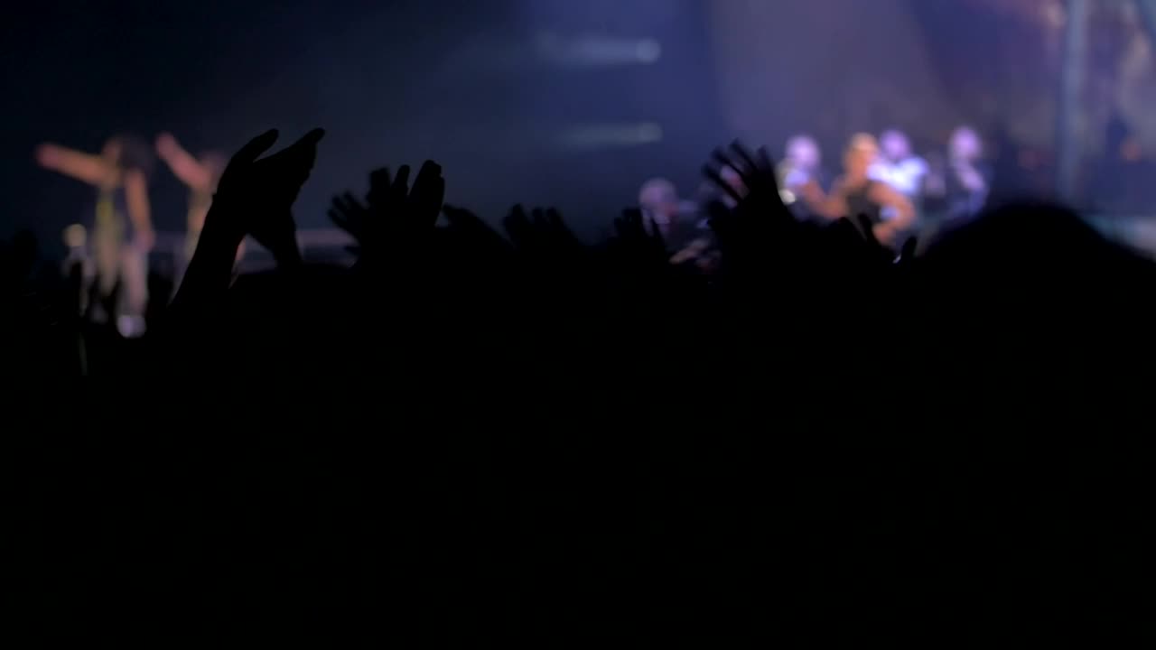 Stock Video Fans Waving Hands Slowly Live Wallpaper For PC