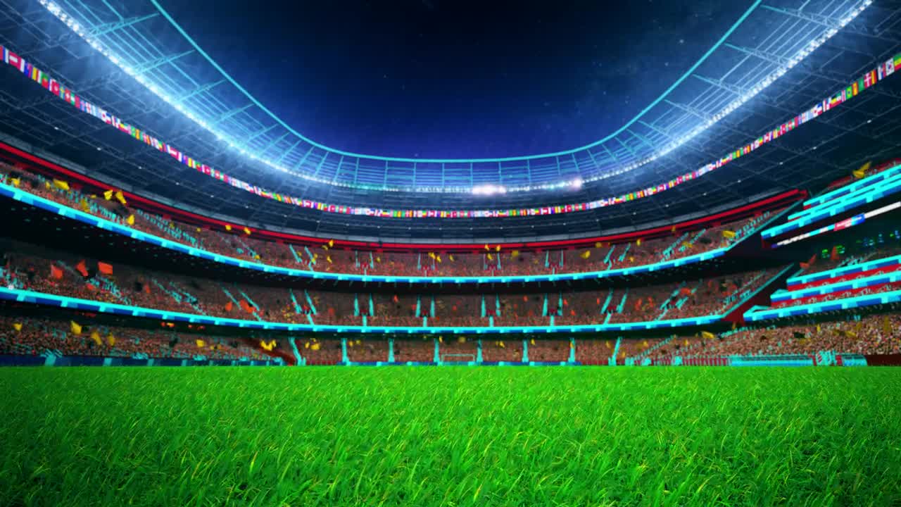 Stock Video Fans In The Stadium Before The Game D Animation Live Wallpaper For PC