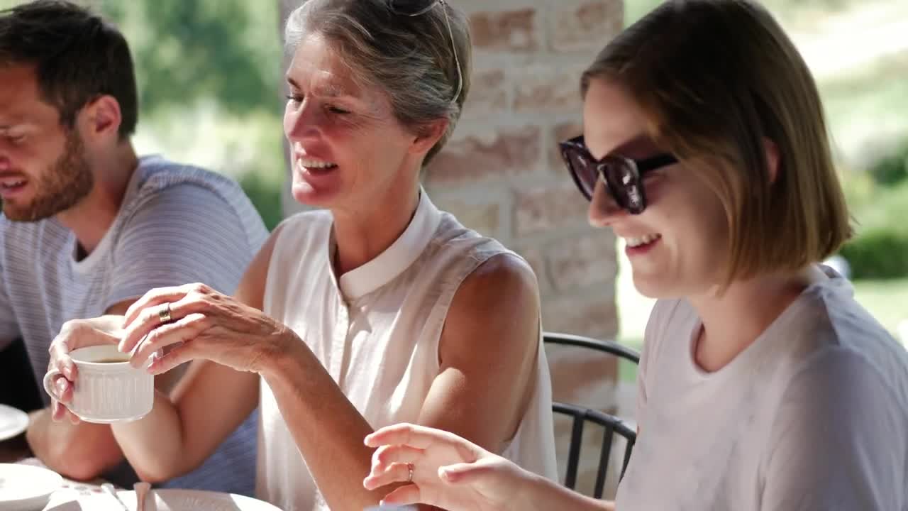 Stock Video Family Having Breakfast Together Live Wallpaper For PC