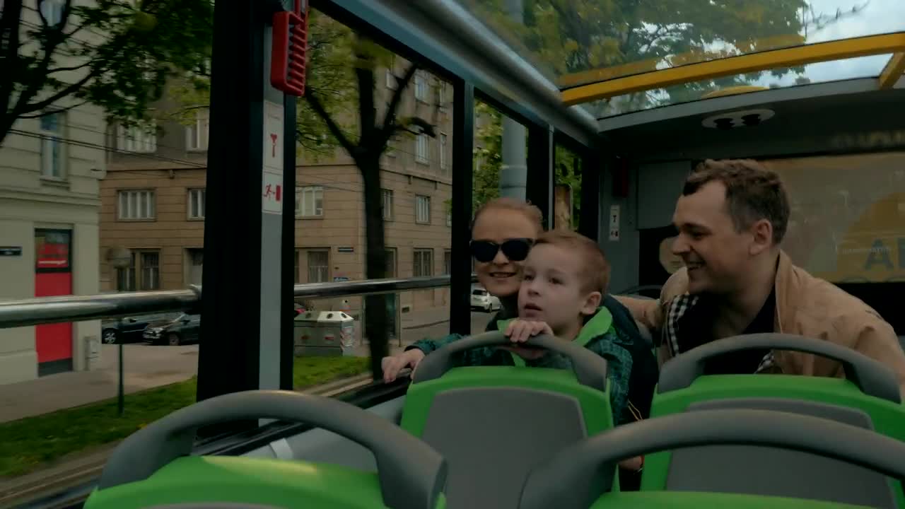 Stock Video Family Enjoying A City Tour Live Wallpaper For PC